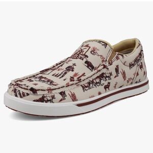 Twisted X Womens Slip on Kicks! Western Theme Size 10